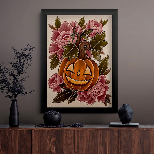 Halloween Spooky Trio Haunted Ghost Pumpkin