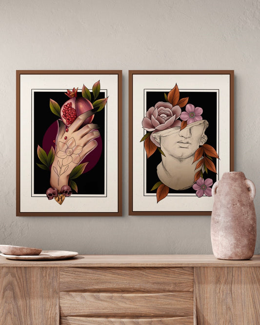 Greek Mythology Tattoo Illustration