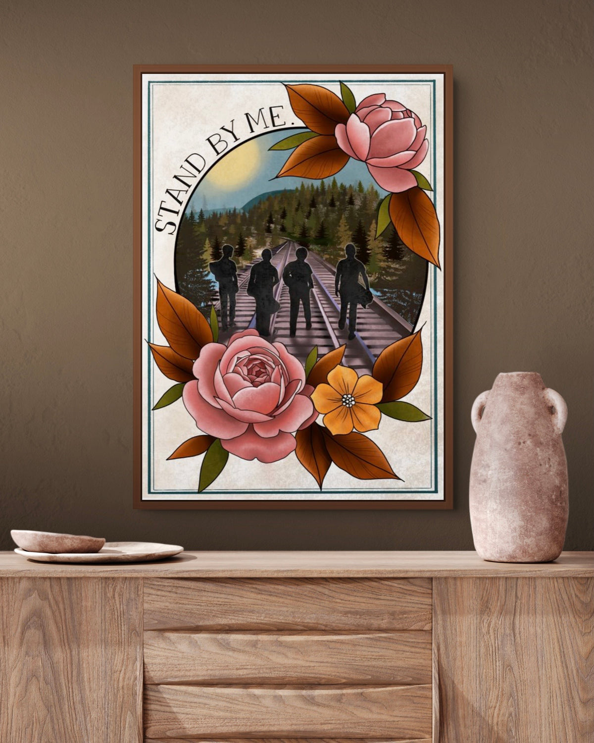 Stand By Me Tattoo Style Print