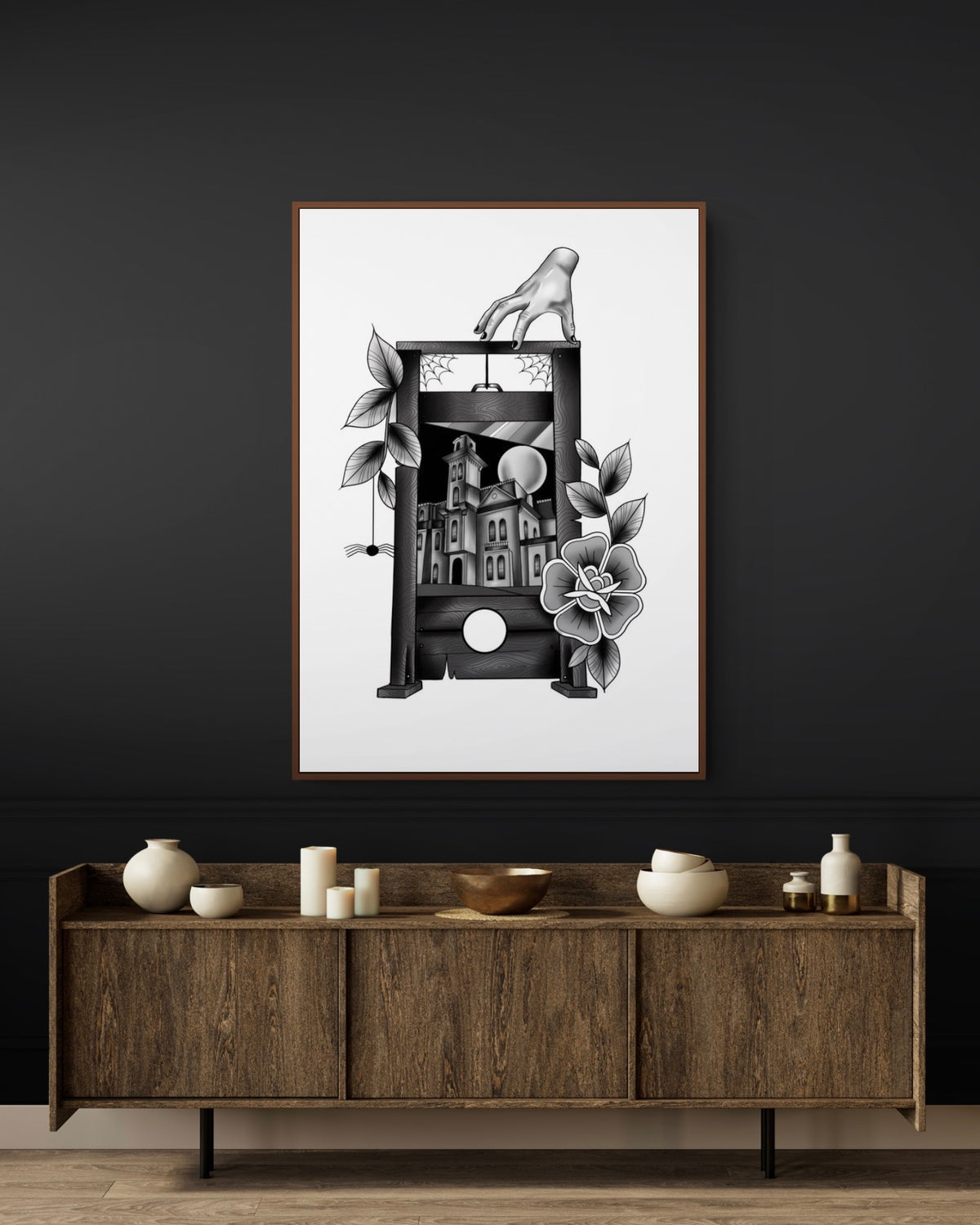 Adams Family Tattoo Style Prints 3 options!