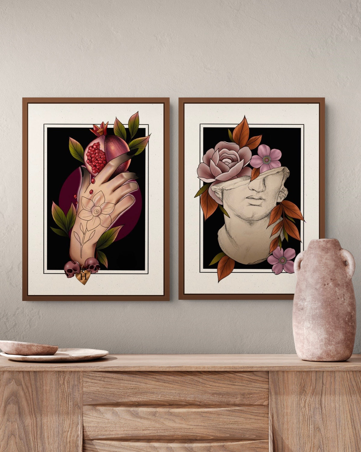 Greek Mythology Tattoo Illustration